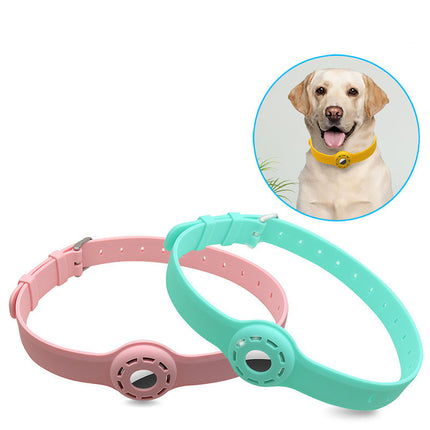 Anti-lost Silicone Airtags Tracker Pet Collar – Durable Armband Style, Multicolor Options