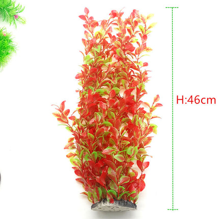 Tall Aquarium Simulation Plant – 45–49cm Plastic Fish Tank Ornament | www.petpexi.com
