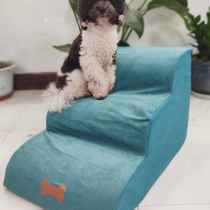 Premium 3-Tier Pet Dog Sponge Ladder for Small Pets - Free Fast Shipping USA
