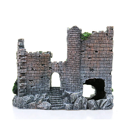 Retro European Style Resin Castle Aquarium Decoration – Model 806 | www.petpexi.com