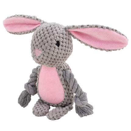 Pet Plush Sound Cotton Rope Toy – Interactive Tug of War & Training Dog Toy | www.petpexi.com