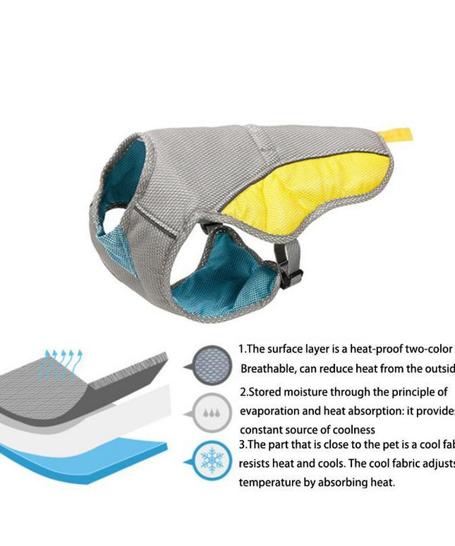 Dog Cold Vest – Summer Cooling Clothes for Pets, Breathable & Heat-Resistant | Fast & Free Shipping at www.petpexi.com