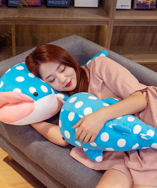 Spotted Whale Shark Plush Toy – Soft Doll for Dogs & Cats | PetPexi