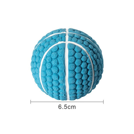 Rugby Tennis Dog Bite Sounding Ball Pet Toy – Durable Interactive Chew – www.petpexi.com