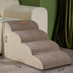 Brown Four Sections Slope 30 / Stairs Removable And Washable