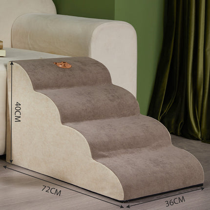 Premium Anti-Slip Pet Dog Slope Ladder – Multiple Steps & Colors | PetPexi