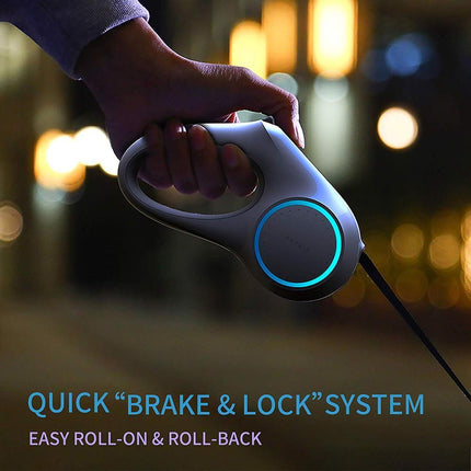 Retractable Dog Leash with LED Headlight - petpexi.com
