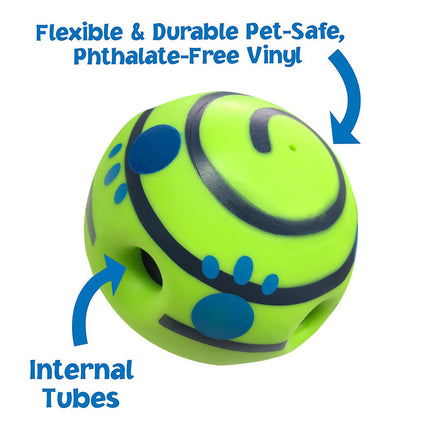 Durable Squeaky Molar Chew Ball for Dogs - Petpexi