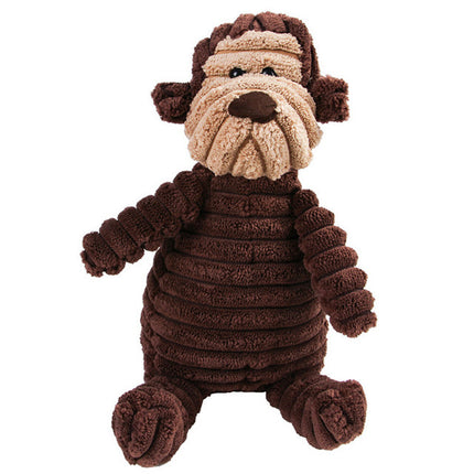 Vocal Animal Plush Dog Toy – Molar Teeth Cleaning & Squeaky Interactive Toy | www.petpexi.com