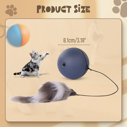 Interactive Cat Ball Toy – Automatic Moving Self-Rolling Pet Toy for Cats & Dogs | Petpexi