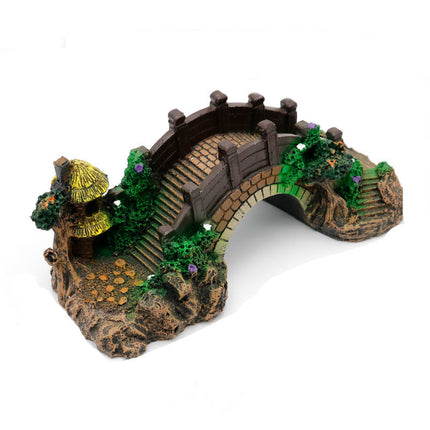 Aquarium Landscape Bridge – Durable Resin Fish Tank Decoration | PetPexi