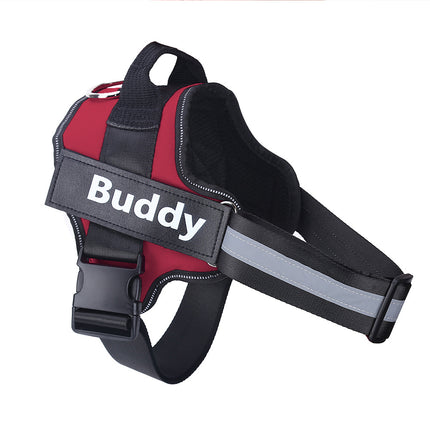 Personalized Dog Harness No Pull Reflective Breathable Adjustable Vest with Custom Patch | Petpexi