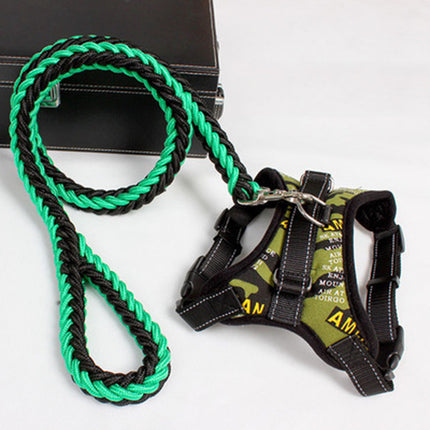 Saddle Chest Strap Dog Leash - Heavy-Duty Adjustable Harness for Dogs - petpexi.com