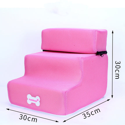 Dog Stairs Pet Climbing Ladder with Breathable Mesh & High-Resilience Sponge | Fast & Free US Shipping | www.petpexi.com
