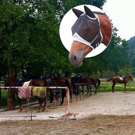 Anti-mosquito and Anti-flying Horse Face Mask with Velcro - Ultimate Comfort