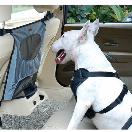 Pet Car Fence Rear Seat Barrier – Anti-Dog Harassment & Safety Net