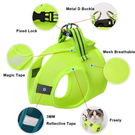 Anti-strike Cat Traction Harness – Sandwich Cat Walker for All Cats | Petpexi