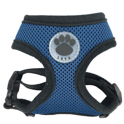Breathable Mesh Dog Harness – Polyester Chest Strap, Traction Belt | Petpexi