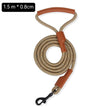 Brown Leather Round Rope / M
