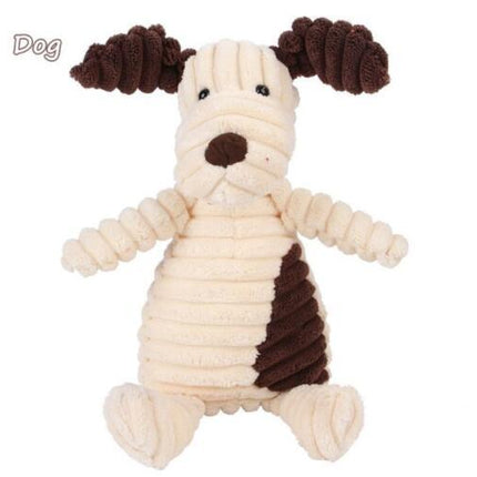 Vocal Animal Plush Dog Toy – Molar Teeth Cleaning & Squeaky Interactive Toy | www.petpexi.com