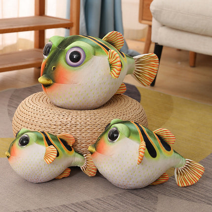 Plush Puffer Fish Doll Pillow – Soft & Adorable Stuffed Toy for Kids | Petpexi