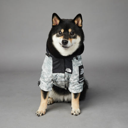 Printed Dog Shell Jacket – Lightweight Waste Paper Style Coat for Large Dogs | Petpexi