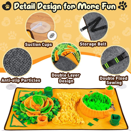 Large Snuffle Mat for Dogs – Stress Relief & Slow Feeder Toy | petpexi.com