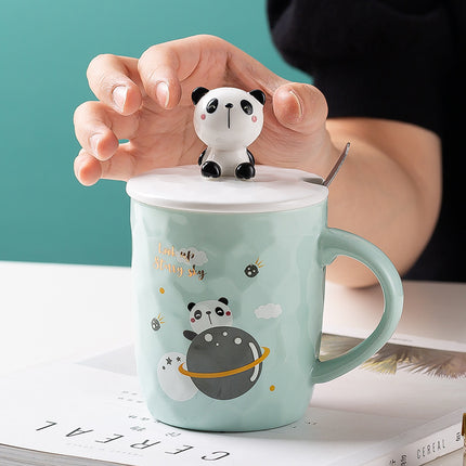 Animal Cartoon Creative Stereoscopic Mug – 350ml Premium Ceramic | PetPexi