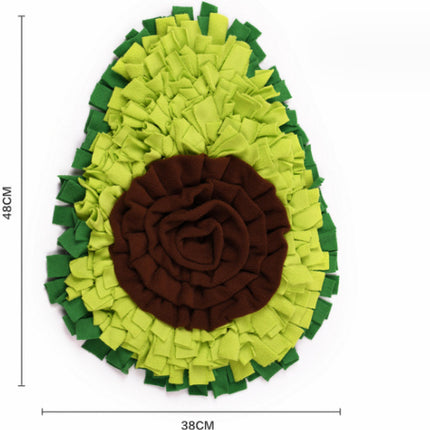 Avocado Dog Sniffing Mat – Interactive Puzzle Toy for Boredom & Training | petpexi.com