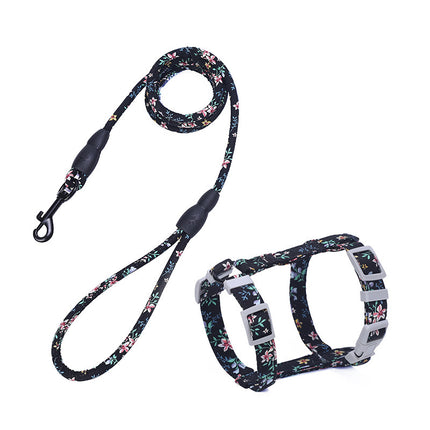 Cat I-Shaped Chest Harness – Adjustable Cotton Strap for Cats | Petpexi
