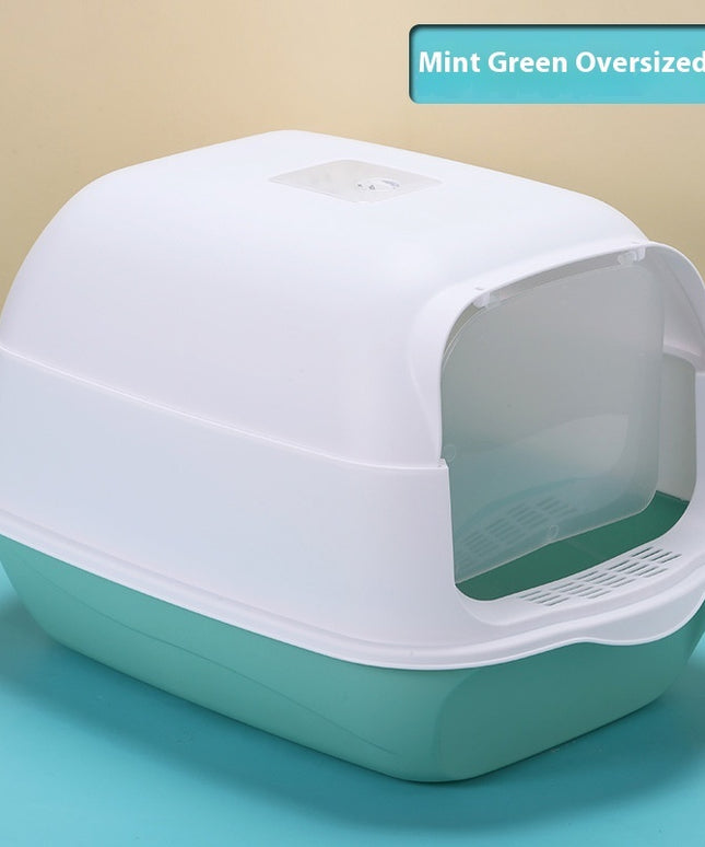 Litter Box Fully Enclosed Cat Toilet – Spacious & Odor-Free | www.petpexi.com