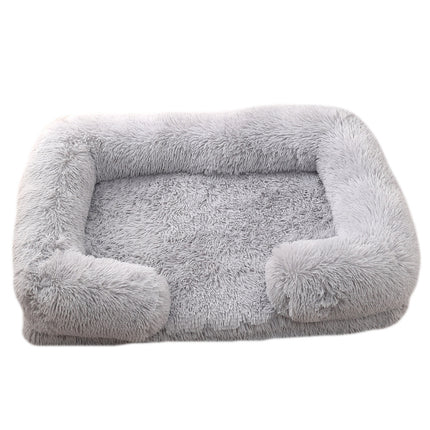 Plush Round Pet Bed for Dogs - Winter Comfort | PetPexi