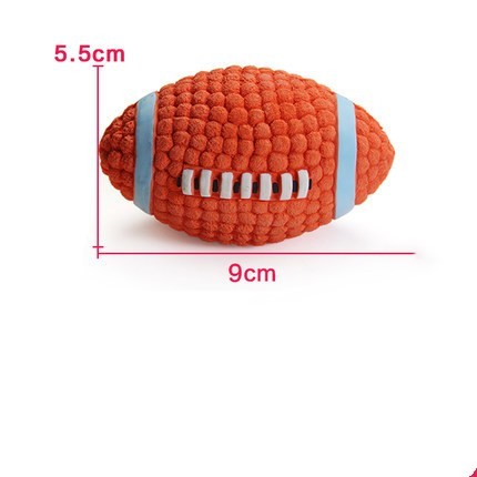 Rugby Tennis Dog Bite Sounding Ball Pet Toy – Durable Interactive Chew – www.petpexi.com