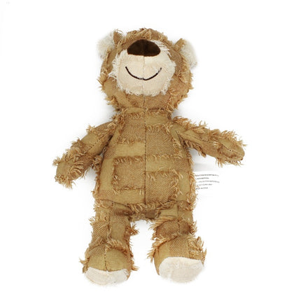 Cute Bear-Shaped Plush Squeak Toy for Dogs and Cats - High-Quality Molar Chew Toy from Petpexi
