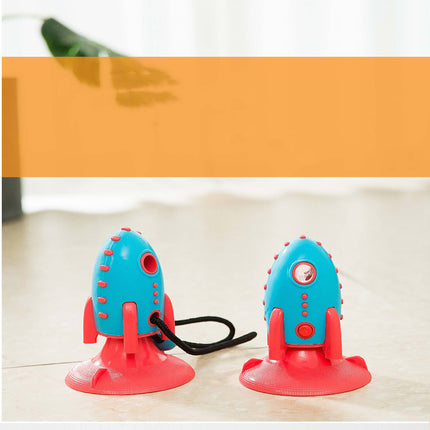 Rocket Dog Toy - Bite-Resistant Leaking Food Pet Toy