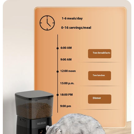RWSQ-02 2L Automatic Pet Feeder - High-Quality Pet Feeding Machine