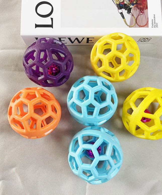 Durable TPR Dog Chew Ball Toy for Interactive Play and Teeth Cleaning - Petpexi