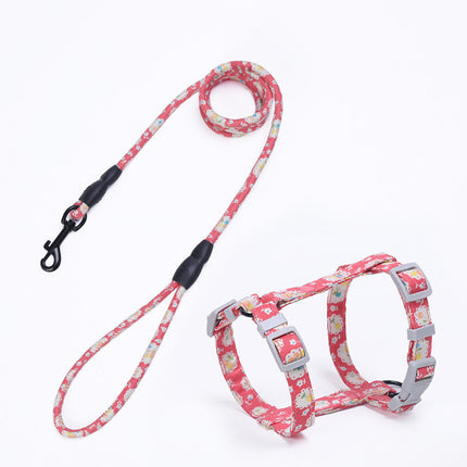 Cat I-Shaped Chest Harness – Adjustable Cotton Strap for Cats | Petpexi