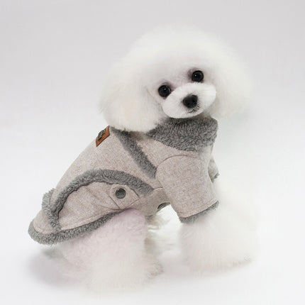 French Bulldog Winter Jacket – Thick Velvet Dog Coat for Cold Weather | Petpexi