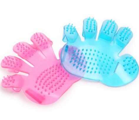 Pet Finger Grooming Brush Massage – Adjustable Soft Rubber Hand Brush for Cats & Dogs | Petpexi