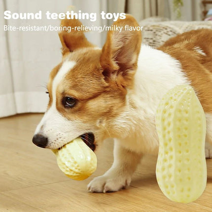 Rubber Vinyl Dog Toy – Elastic Chew & Teeth Cleaning Toy for Small Dogs Durable Dog Chew Toy Ball | www.petpexi.com