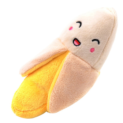 Gooddog Plush Dog Toys – Interactive Fruit & Cartoon Chew Toys Set | www.petpexi.com