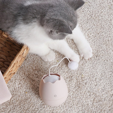 Funny Cat Artifact Toy – Interactive Knot Toy with Cotton Ball | Petpexi