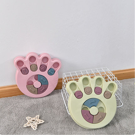 Interactive Dog Puzzle Feeder – Slow Feeding Turntable Toy for IQ Training | petpexi.com