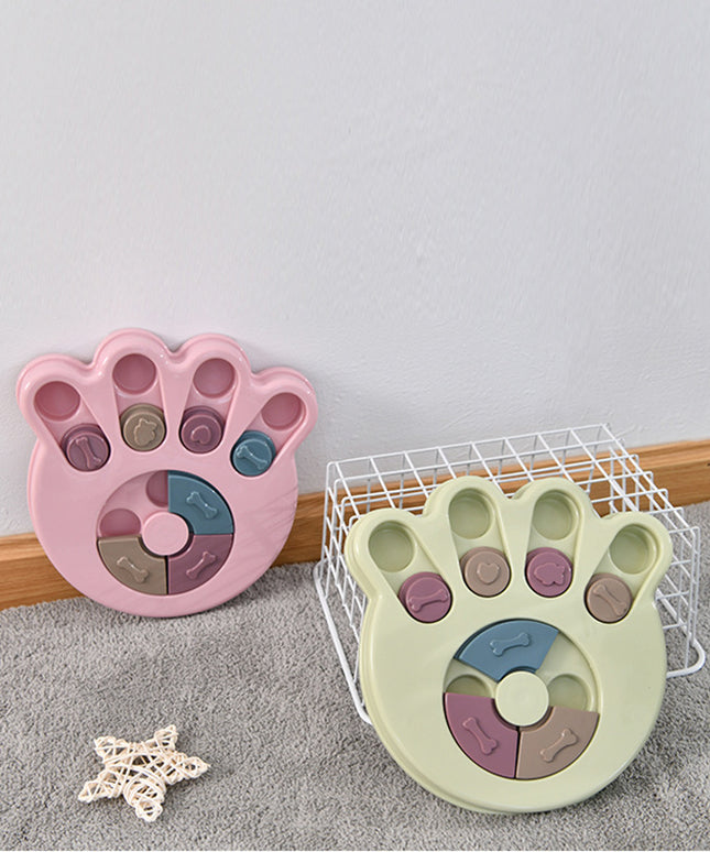 Interactive Dog Puzzle Feeder – Slow Feeding Turntable Toy for IQ Training | petpexi.com