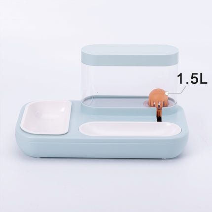 Automatic Cat Feeder & Water Dispenser – 1.5L Dual Bowl | Petpexi