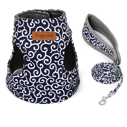 Japanese Style Cat Vest Harness with Traction Rope – Adjustable & Durable | Petpexi