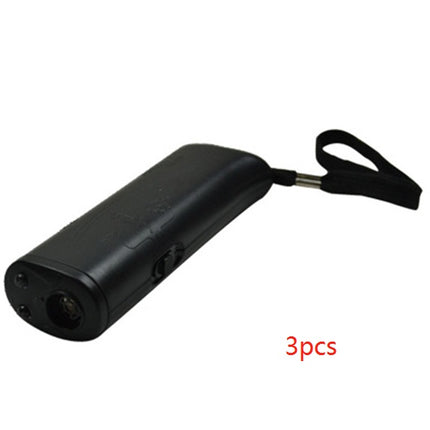 3-in-1 Ultrasonic Dog Training Device with LED Flashlight – Anti-Bark & Repeller