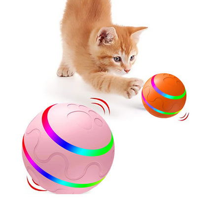 Pet New Cat Wicked Ball Toy - Intelligent USB Self-Rotating Interactive Cat Ball
