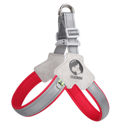 New Dog Breast Strap Saddle Harness – Breathable Reflective Suspenders with Hand Holding Rope | Petpexi